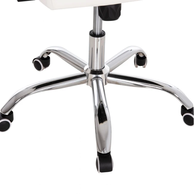 ΚΑΡΕΚΛΑ ΓΡΑΦΕΙΟΥ BOSS ΔΙΕΥΘΥΝΤΟΥ HM1059.32 ΛΕΥΚΟ PU ΠΟΔΙ ΧΡΩΜΙΟΥ 54x57x110Υεκ.