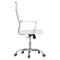 ΚΑΡΕΚΛΑ ΓΡΑΦΕΙΟΥ BOSS ΔΙΕΥΘΥΝΤΟΥ HM1059.32 ΛΕΥΚΟ PU ΠΟΔΙ ΧΡΩΜΙΟΥ 54x57x110Υεκ.