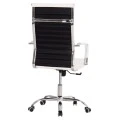 ΚΑΡΕΚΛΑ ΓΡΑΦΕΙΟΥ BOSS ΔΙΕΥΘΥΝΤΟΥ HM1059.32 ΛΕΥΚΟ PU ΠΟΔΙ ΧΡΩΜΙΟΥ 54x57x110Υεκ.