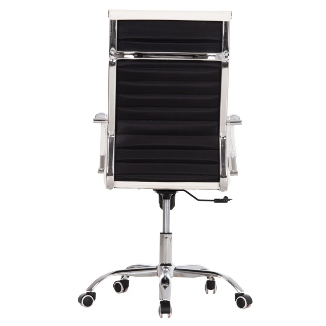 ΚΑΡΕΚΛΑ ΓΡΑΦΕΙΟΥ BOSS ΔΙΕΥΘΥΝΤΟΥ HM1059.32 ΛΕΥΚΟ PU ΠΟΔΙ ΧΡΩΜΙΟΥ 54x57x110Υεκ.