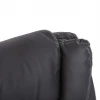 ΚΑΡΕΚΛΑ ΓΡΑΦΕΙΟΥ CANAN HM1201 ΜΑΥΡO PVC-ΜΑΥΡΟ NYLON-ΒΑΣΗ ΧΡΩΜΙΟΥ 66x61x105Υεκ.