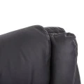 ΚΑΡΕΚΛΑ ΓΡΑΦΕΙΟΥ CANAN HM1201 ΜΑΥΡO PVC-ΜΑΥΡΟ NYLON-ΒΑΣΗ ΧΡΩΜΙΟΥ 66x61x105Υεκ.