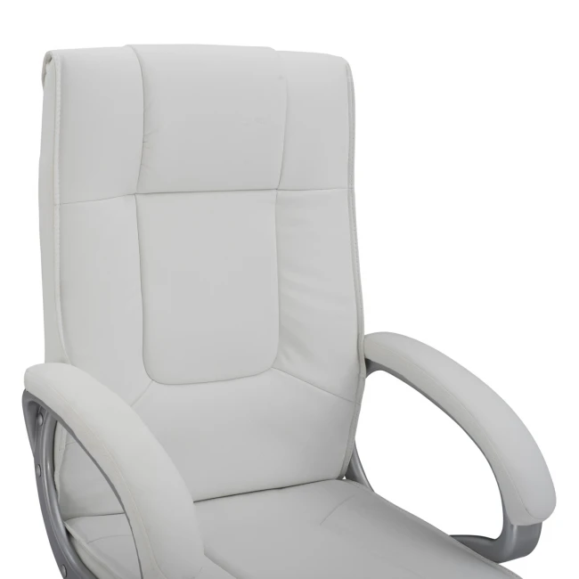 ΚΑΡΕΚΛΑ ΓΡΑΦΕΙΟΥ CHANDER HM1092.02 ΛΕΥΚΗ 63x66x116 εκ.