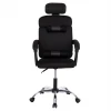 ΚΑΡΕΚΛΑ ΓΡΑΦΕΙΟΥ CRONER HM1196.01 ΜΑΥΡΟ MESH-ΜΕΤΑΛ.ΒΑΣΗ-NYLON ΣΚΕΛΕΤΟΣ 58x99x120Υεκ.