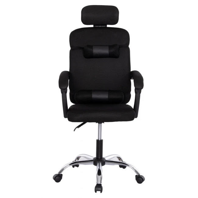 ΚΑΡΕΚΛΑ ΓΡΑΦΕΙΟΥ CRONER HM1196.01 ΜΑΥΡΟ MESH-ΜΕΤΑΛ.ΒΑΣΗ-NYLON ΣΚΕΛΕΤΟΣ 58x99x120Υεκ.