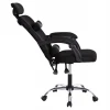 ΚΑΡΕΚΛΑ ΓΡΑΦΕΙΟΥ CRONER HM1196.01 ΜΑΥΡΟ MESH-ΜΕΤΑΛ.ΒΑΣΗ-NYLON ΣΚΕΛΕΤΟΣ 58x99x120Υεκ.