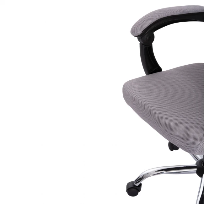 ΚΑΡΕΚΛΑ ΓΡΑΦΕΙΟΥ CRONER HM1196.02 ΓΚΡΙ MESH-ΜΕΤΑΛ.ΒΑΣΗ-NYLON ΣΚΕΛΕΤΟΣ 58x67x124Υεκ.