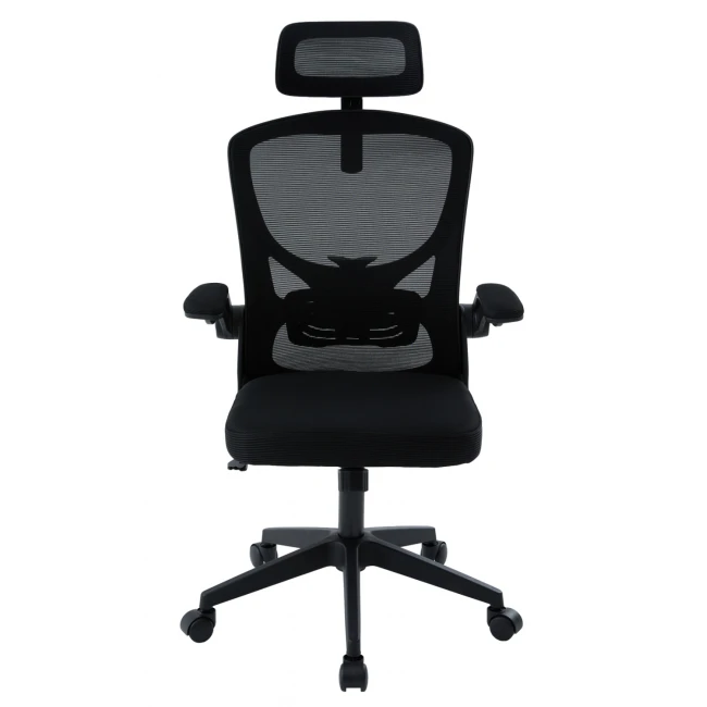 ΚΑΡΕΚΛΑ ΓΡΑΦΕΙΟΥ FLOATER HM1230.01 ΜΑΥΡO MESH & PP 62x62x106-116Υεκ