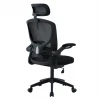 ΚΑΡΕΚΛΑ ΓΡΑΦΕΙΟΥ FLOATER HM1230.01 ΜΑΥΡO MESH & PP 62x62x106-116Υεκ