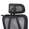 ΚΑΡΕΚΛΑ ΓΡΑΦΕΙΟΥ FRANTIC HM1224.01 ΜΑΥΡO MESH & ΠΟΛΥΠΡΟΠΥΛΕΝΙΟ 60x60x134Υεκ