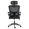 ΚΑΡΕΚΛΑ ΓΡΑΦΕΙΟΥ KESI HM1222.01 ΜΑΥΡO MESH & PP 52x50x122Υεκ.