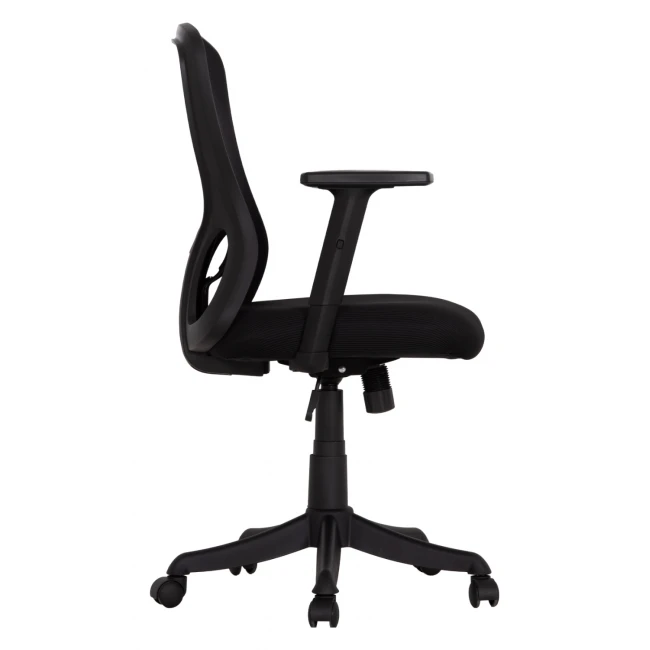 ΚΑΡΕΚΛΑ ΓΡΑΦΕΙΟΥ KRAM HM1208.01 ΜΑΥΡΟΣ ΣΚΕΛΕΤΟΣ--ΜΑΥΡΟ MESH 64x64x100-108Υεκ.