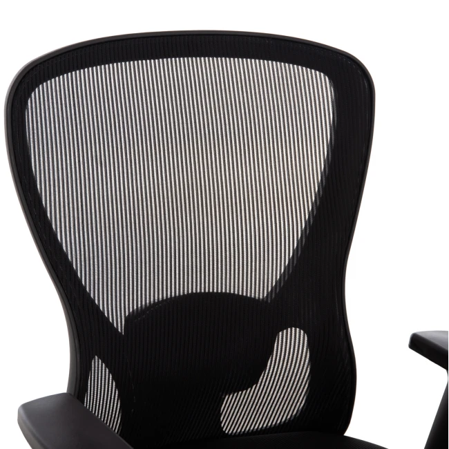 ΚΑΡΕΚΛΑ ΓΡΑΦΕΙΟΥ KRAM HM1208.01 ΜΑΥΡΟΣ ΣΚΕΛΕΤΟΣ--ΜΑΥΡΟ MESH 64x64x100-108Υεκ.