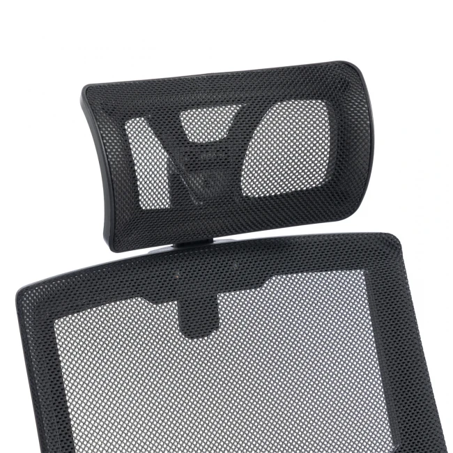 ΚΑΡΕΚΛΑ ΓΡΑΦΕΙΟΥ MATRON HM1226.01 ΜΑΥΡO PP & MESH ΥΦΑΣΜΑ 47x47x128Υεκ