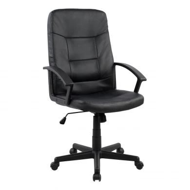 ΚΑΡΕΚΛΑ ΓΡΑΦΕΙΟΥ ΜΑΥΡΟ PU SIVANA 64x56x105-114Y εκ.HM1033