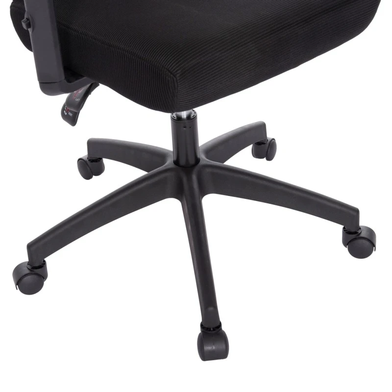 ΚΑΡΕΚΛΑ ΓΡΑΦΕΙΟΥ MEXER HM1195.01 ΜΑΥΡΟ MESH-ΜΕΤΑΛ.ΒΑΣΗ-NYLON ΣΚΕΛΕΤΟΣ 68x70x136Υεκ.
