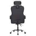 ΚΑΡΕΚΛΑ ΓΡΑΦΕΙΟΥ OCTAVIUS HM1202 ΜΑΥΡΟ PVC & NYLON-ΜΕΤΑΛ.ΧΡΩΜΙΟ ΒΑΣΗ 52x55x128Υεκ