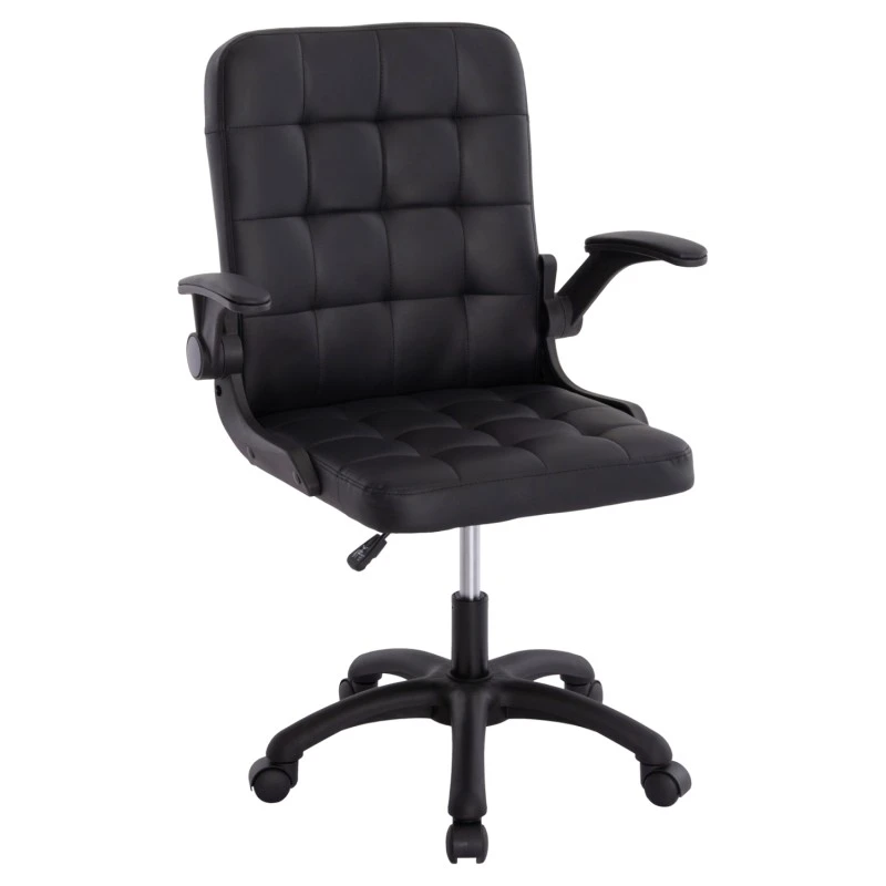 ΚΑΡΕΚΛΑ ΓΡΑΦΕΙΟΥ PORTIMA HM1197.01 ΜΑΥΡΟ PVC-NYLON ΣΚΕΛΕΤΟΣ & ΒΑΣΗ 69x57x97Υεκ.