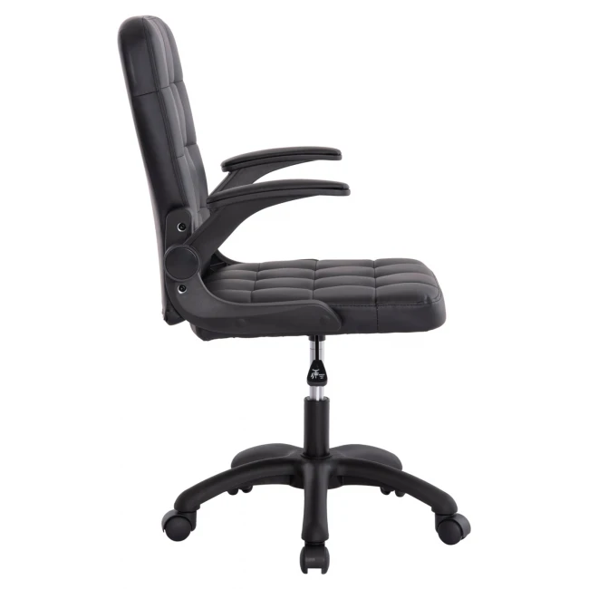 ΚΑΡΕΚΛΑ ΓΡΑΦΕΙΟΥ PORTIMA HM1197.01 ΜΑΥΡΟ PVC-NYLON ΣΚΕΛΕΤΟΣ & ΒΑΣΗ 69x53x98Υεκ.