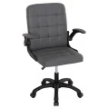 ΚΑΡΕΚΛΑ ΓΡΑΦΕΙΟΥ PORTIMA HM1197.03 ΓΚΡΙ PVC-ΜΑΥΡΟΣ NYLON ΣΚΕΛΕΤΟΣ & ΒΑΣΗ 66.5x60x97Υεκ