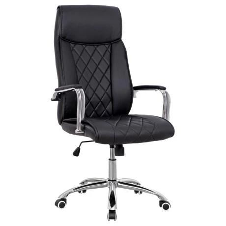 ΚΑΡΕΚΛΑ ΓΡΑΦΕΙΟΥ SHAILA HM1104.01 ΣΕ ΧΡΩΜΑ ΜΑΥΡΟ 64x68x116-123Υεκ.