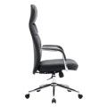 ΚΑΡΕΚΛΑ ΓΡΑΦΕΙΟΥ TEETER HM18355.01 ΜΑΥΡΟ PU ΔΕΡΜΑ--ΒΑΣΗ ΧΡΩΜΙΟΥ 67x66x121Υεκ