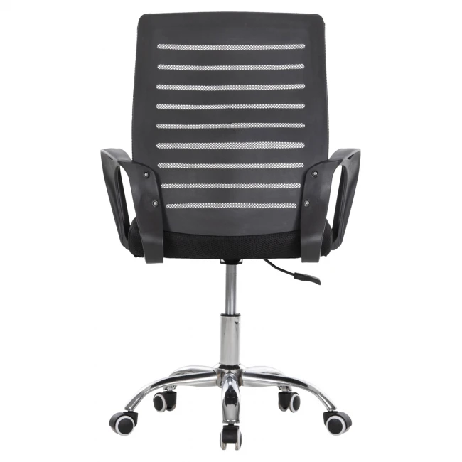 ΚΑΡΕΚΛΑ ΓΡΑΦΕΙΟΥ TRAIL HM1192 ΜΑΥΡΟ MESH-ΠΟΔΙ ΧΡΩΜΙΟΥ 64x55x98,5Υεκ.