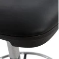 ΚΑΡΕΚΛΑ ΓΡΑΦΕΙΟΥ HM1042.01 ΜΕ ΥΠΟΠΟΔΙΟ ΥΠΕΡΙΨΩΜΕΝΗ ΜΑΥΡΗ 56,5x60x114-136Y εκ.