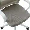 ΚΑΡΕΚΛΑ ΓΡΑΦΕΙΟΥ VELOCITY HM1229.02 ΛΕΥΚΟ PP--ΑΝΟΙΧΤΟ ΓΚΡΙ MESH 61x62x123Υεκ