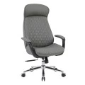 ΚΑΡΕΚΛΑ ΓΡΑΦΕΙΟΥ PREMIUM VELUM HM1233.10 ΓΚΡΙ PU--ΒΑΣΗ ΧΡΩΜΙΟΥ 71x69x116-122Υεκ.