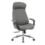 ΚΑΡΕΚΛΑ ΓΡΑΦΕΙΟΥ PREMIUM VELUM HM1233.10 ΓΚΡΙ PU--ΒΑΣΗ ΧΡΩΜΙΟΥ 71x69x116-122Υεκ.