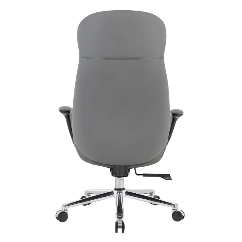 ΚΑΡΕΚΛΑ ΓΡΑΦΕΙΟΥ PREMIUM VELUM HM1233.10 ΓΚΡΙ PU--ΒΑΣΗ ΧΡΩΜΙΟΥ 71x69x116-122Υεκ.