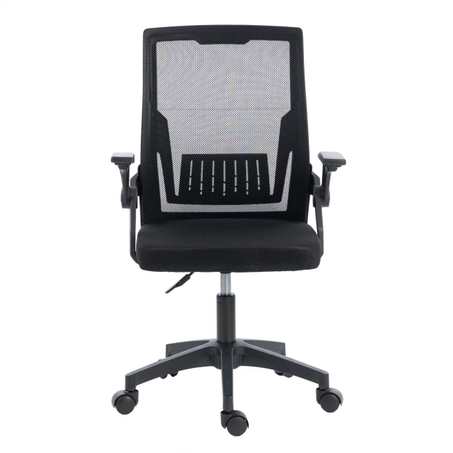 ΚΑΡΕΚΛΑ ΓΡΑΦΕΙΟΥ ZENITH HM1225.01 PP & MESH ΥΦΑΣΜΑ--ΜΑΥΡΟ 60x60x92-100Υεκ