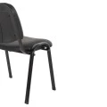 ΚΑΡΕΚΛΑ JANISHA HM1010.01 ΜΕ ΔΕΡΜΑΤΙΝΗ PU ΜΑΥΡΟ 54x59x78 εκ.