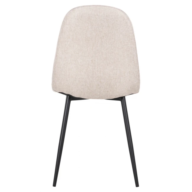 ΚΑΡΕΚΛΑ LEONARDO HM00100.27 ΥΦΑΣΜΑ ΜΠΕΖ & ΜΑΥΡΑ ΜΕΤΑΛ. ΠΟΔΙΑ 42x49,5x89Υεκ.