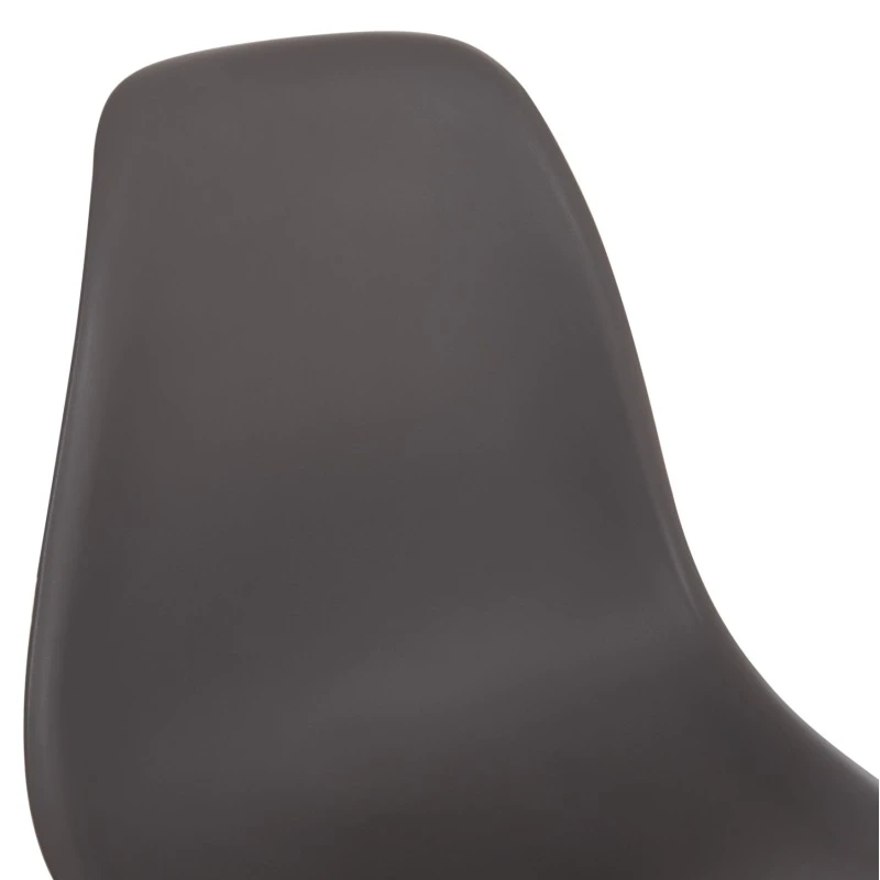 ΚΑΡΕΚΛΑ ΜΕ ΞΥΛΙΝΑ ΠΟΔΙΑ ΚΑΙ ΚΑΘΙΣΜΑ TWIST PP ΓΚΡΙ HM8460.10 46x50x82 εκ.