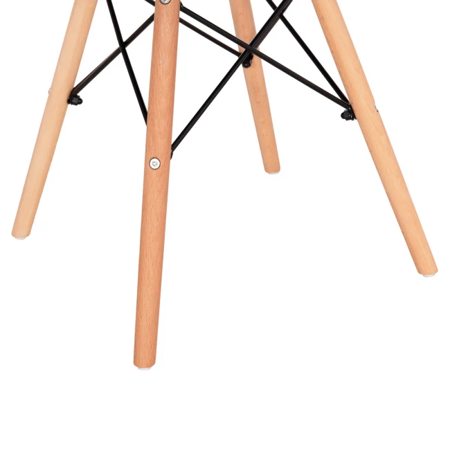 ΚΑΡΕΚΛΑ ΜΕ ΞΥΛΙΝΑ ΠΟΔΙΑ ΚΑΙ ΚΑΘΙΣΜΑ TWIST PP ΓΑΛΑΖΙΟ HM8460.08 46x50x82 εκ.