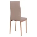 ΚΑΡΕΚΛΑ ΜΕΤΑΛΛΙΚΗ LADY HM0037.14 ΜΠΕΖ ΥΦΑΣΜΑ ΜΕΤΑΛΛΙΚΟ ΣΚΕΛΕΤΟ K/D 40x48x95 εκ.