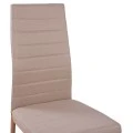 ΚΑΡΕΚΛΑ ΜΕΤΑΛΛΙΚΗ LADY HM0037.14 ΜΠΕΖ ΥΦΑΣΜΑ ΜΕΤΑΛΛΙΚΟ ΣΚΕΛΕΤΟ K/D 40x48x95 εκ.