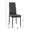 ΚΑΡΕΚΛΑ ΜΕΤΑΛΛΙΚΗ LADY HM0037.20 ΓΚΡΙ ΥΦΑΣΜΑ ΜΕΤΑΛΛΙΚΟ ΣΚΕΛΕΤΟ K/D 40x48x95