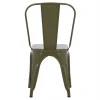 ΚΑΡΕΚΛΑ ΜΕΤΑΛΛΙΚΗ MELITA-PRO HM8641.43 ΣΕ DARK OLIVE GREEN 44x47x84.5Υεκ.
