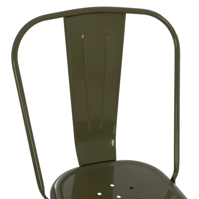 ΚΑΡΕΚΛΑ ΜΕΤΑΛΛΙΚΗ MELITA-PRO HM8641.43 ΣΕ DARK OLIVE GREEN 44x47x84.5Υεκ.