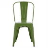 ΚΑΡΕΚΛΑ ΜΕΤΑΛΛΙΚΗ MELITA ΣΕ LIGHT OLIVE GREEN 43x50x82Y εκ. HM8641.13