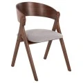 ΚΑΡΕΚΛΑ NEKKER HM9739.02 RUBBERWOOD ΣΕ ΚΑΡΥΔΙ-ΜΠΕΖ ΥΦΑΣΜΑ ΚΑΘΙΣΜΑ 56x55x78Yεκ.