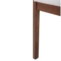 ΚΑΡΕΚΛΑ NERO HM9972 RUBBERWOOD ΣΕ ΚΑΡΥΔΙ-ΓΚΡΙ ΥΦΑΣΜΑ ΚΑΘΙΣΜΑ 56x56x78Yεκ.