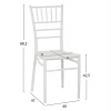 ΚΑΡΕΚΛΑ ΠΟΛΥΠΡΟΠΥΛΕΝΙΟΥ CATERING TIFFANY HM8058.31 ΛΕΥΚΟ 39x46x89Υεκ.