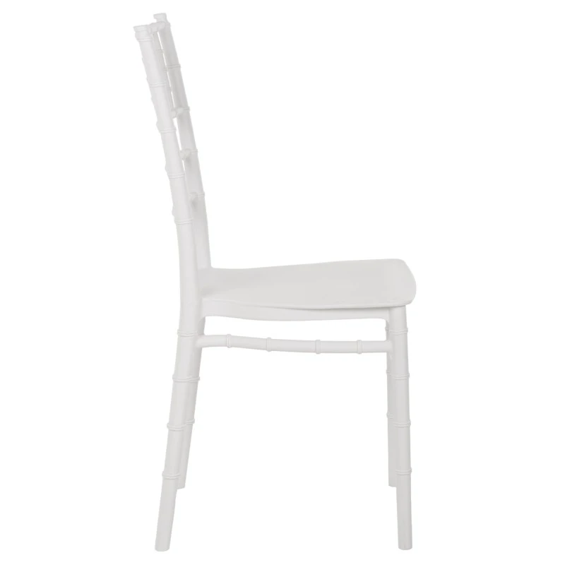 ΚΑΡΕΚΛΑ ΠΟΛΥΠΡΟΠΥΛΕΝΙΟΥ CATERING TIFFANY HM8058.31 ΛΕΥΚΟ 40x47x88,5 εκ.