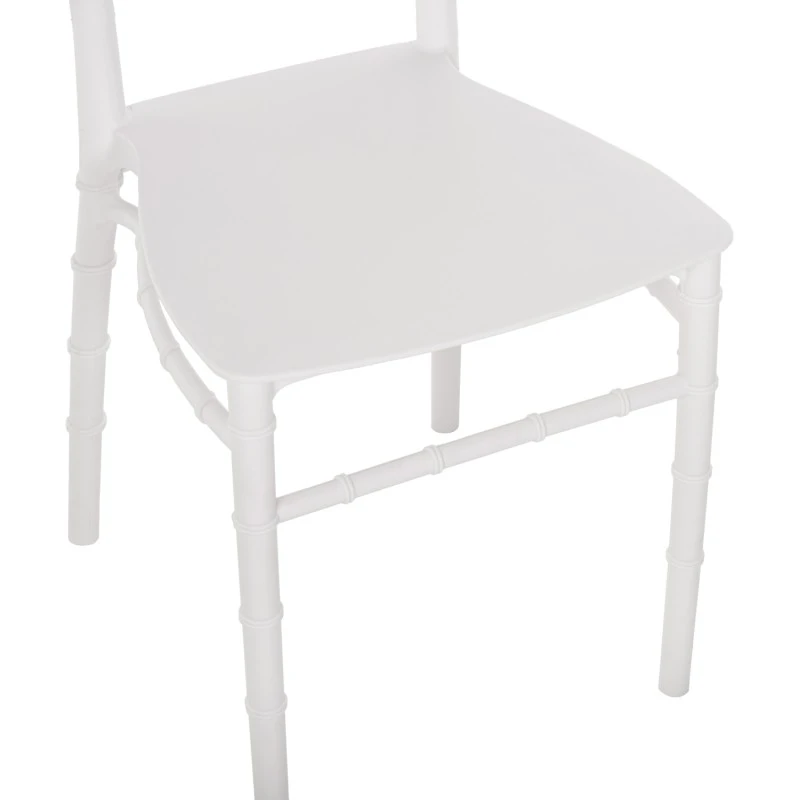 ΚΑΡΕΚΛΑ ΠΟΛΥΠΡΟΠΥΛΕΝΙΟΥ CATERING TIFFANY HM8058.31 ΛΕΥΚΟ 40x47x88,5 εκ.