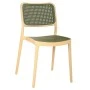 ΚΑΡΕΚΛΑ ΠΟΛΥΠΡΟΠΥΛΕΝΙΟΥ MEKO HM5934.04 ΜΠΕΖ ΜΕ OLIVE GREEN ΨΑΘΑ 51x52x80Υεκ.
