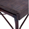 ΚΑΡΕΚΛΑ PRETORIA ΜΕΤΑΛΛΙΚΗ BAMBOO LOOK ΚΑΦΕ HM5718 54x62x89 εκ.